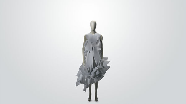 Ensemble, Viktor &amp; Rolf (Dutch, founded 1993), polyester, synthetic, metal, Dutch
