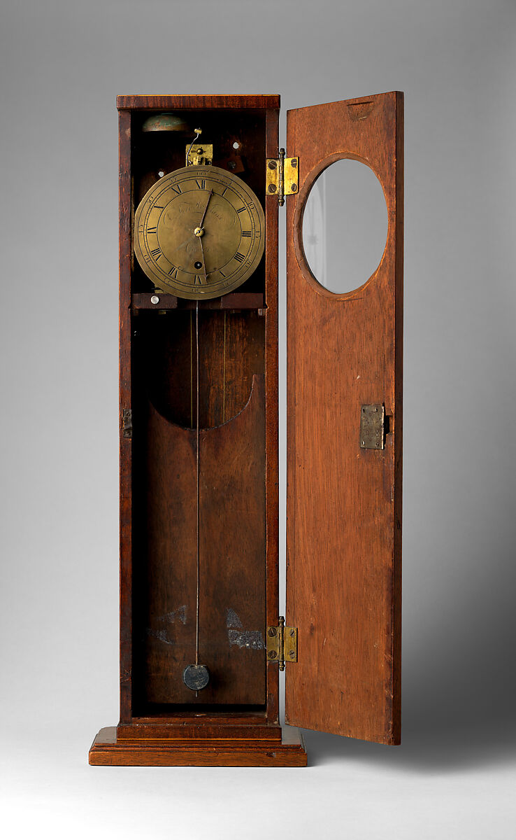 Levi Hutchins (American, 1761–1855), Mahogany, brass, steel, lead, iron, American