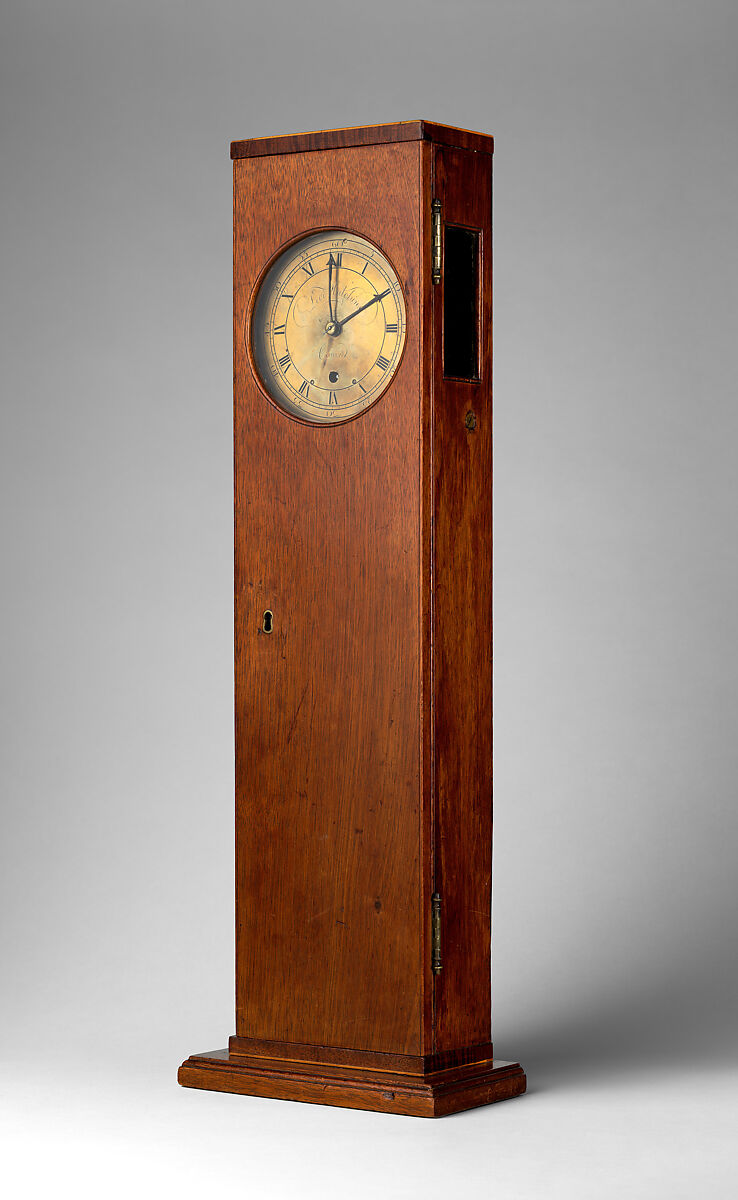 Levi Hutchins (American, 1761–1855), Mahogany, brass, steel, lead, iron, American