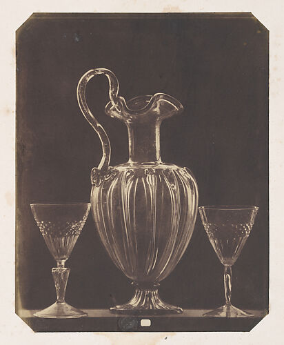 [Pitcher and two glasses, Venetian, 15th Century]
