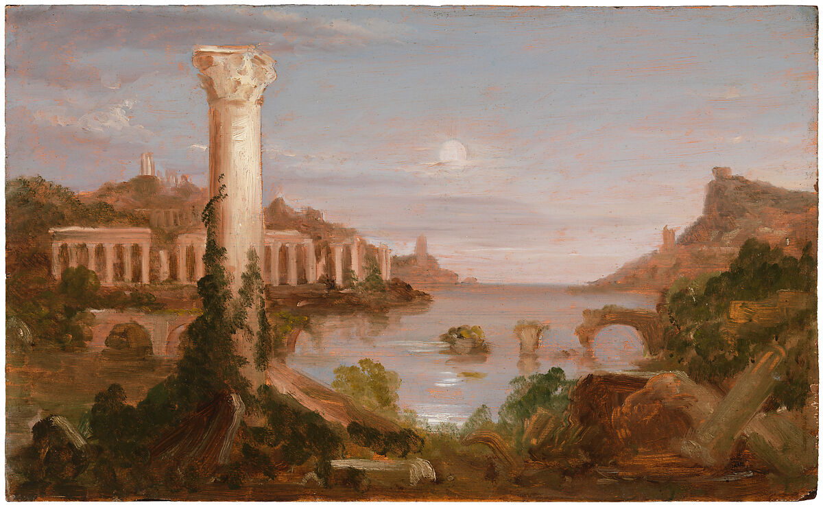 Thomas Cole | Study for Desolation | American | The Met