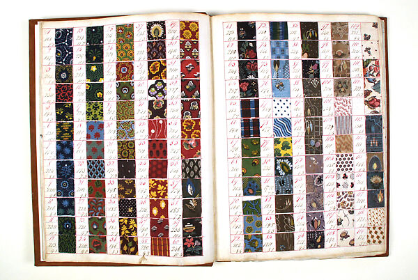 Peel Pattern Book, Volume 2: Book of Costings, Peel, Yates &amp; Co., Church Bank Printworks, Paper, fabric, British 