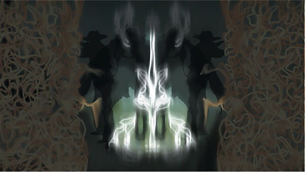 Winchester, Jeremy Blake (American, Fort Sill, Oklahoma 1971–2007 New York), Single-channel digital animation, color, sound, 12 min.