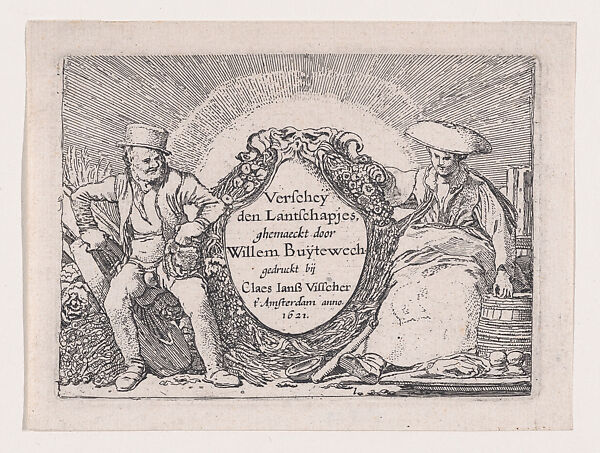 Titlepage, from Verscheyden Landtschapjes (Various Little Landscapes), Plate 1
