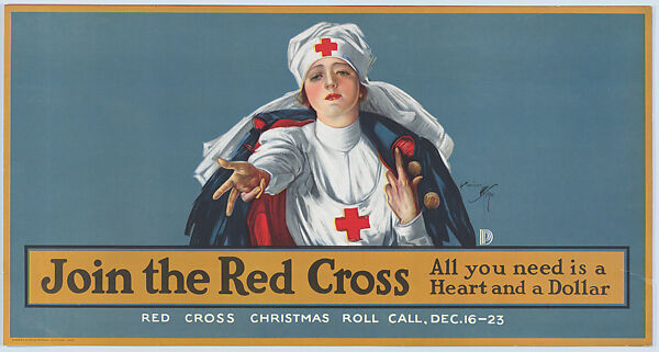 Issued by American Red Cross, The Red Cross Needs You: Join Now