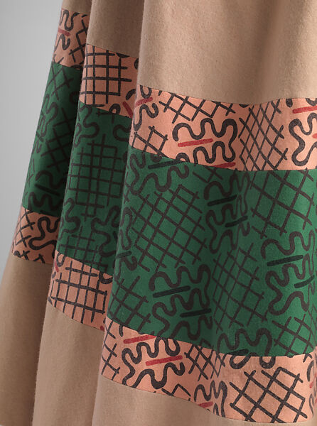 Cape, Zandra Rhodes (British, founded 1969), wool, synthetic, British