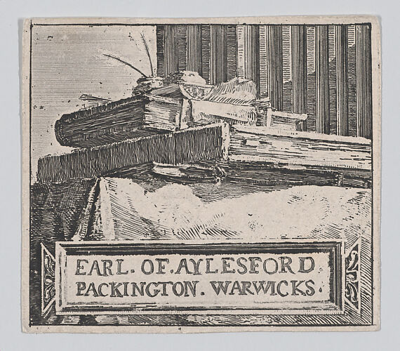 Third Bookplate of the Earl of Aylesford
