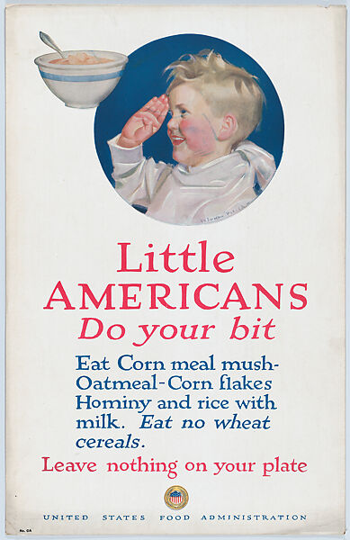 Little Americans do your bit, Cushman Parker (American, Boston 1881–1940), Commercial color lithograph 