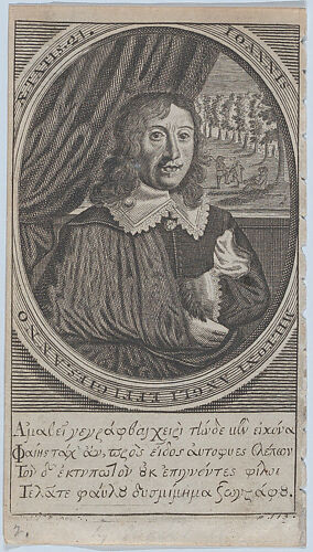 John Milton, Age 21 (frontispiece: Paradise Regained)