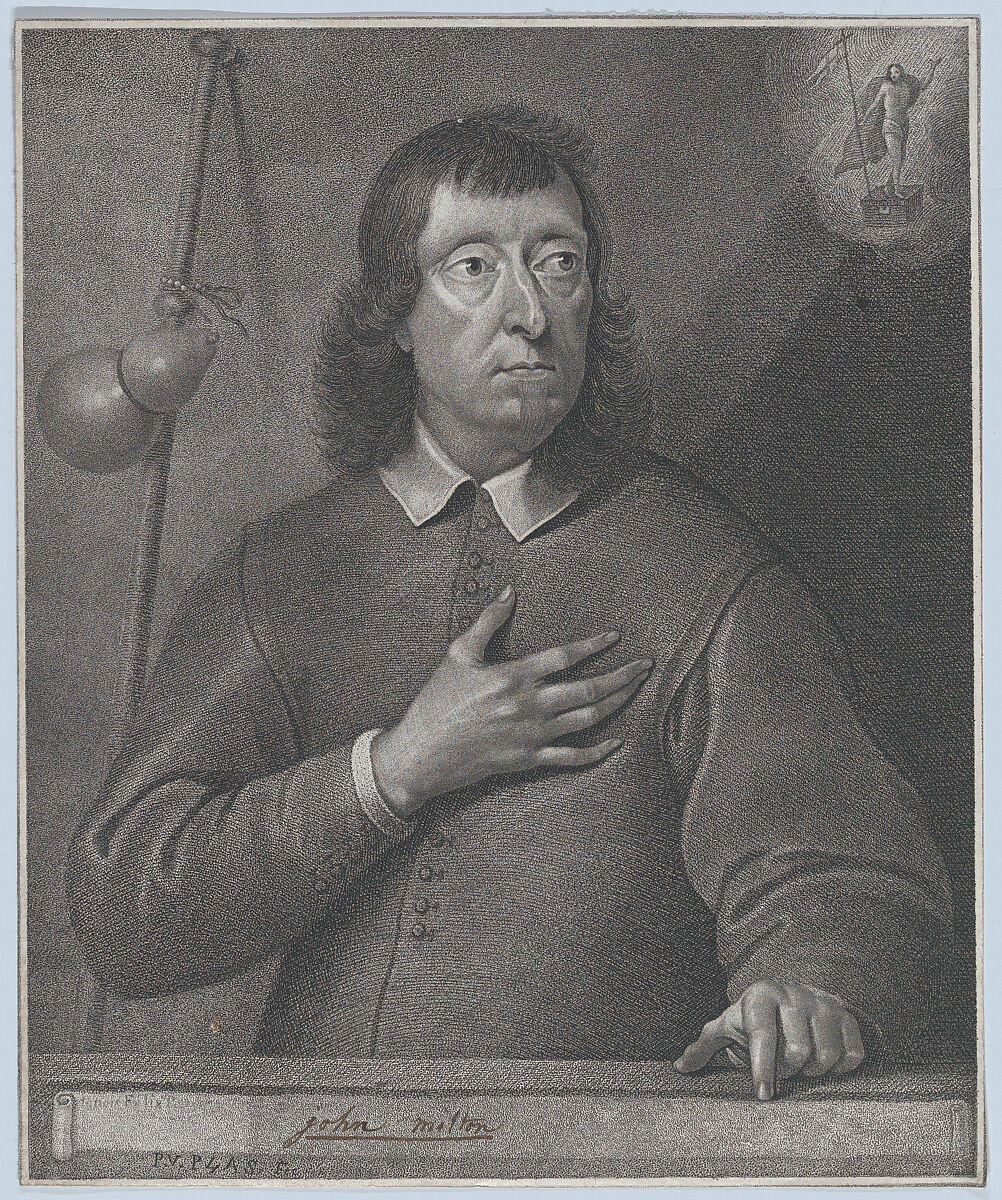 John Milton, George Quinton (British, active 1797), Stipple engraving 