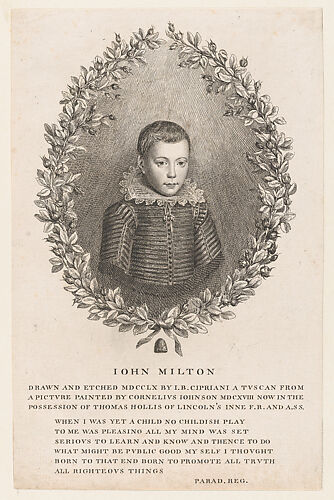 John Milton as a Boy