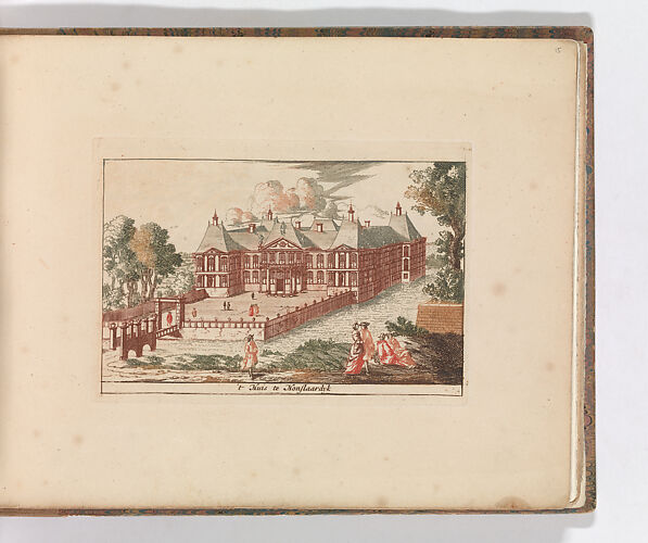 't Huis te Honslaarsdyk', in: Tooneel Der Voornaamste Nederlands Huizen, En Lust Hoven, Naar T Leven Afgebeeld