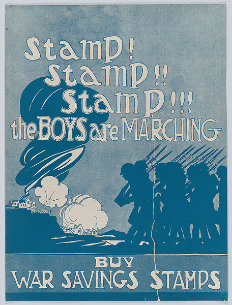 Stamp! Stamp!! Stamp!!! The boys are marching, T. O. McGill (American), Commercial color lithograph 