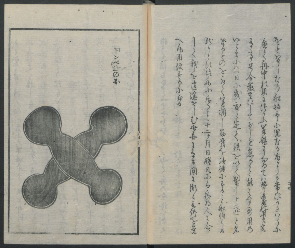 Memoirs of a Castaway (Hyōryūki) 流記, Hamada Hikozō  浜田彦蔵 (1837–1897) (Joseph Heco), Two volumes of woodblock printed books; ink on paper, Japan