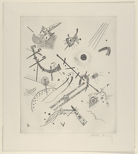 55％以上節約 Wassily Kandinsky、Kleine エレベーターパニック  Welten（1）、希少画集画、新品高級額、額装付、状態良好、油彩 DVD 風景、送料込み、fan - 美術品