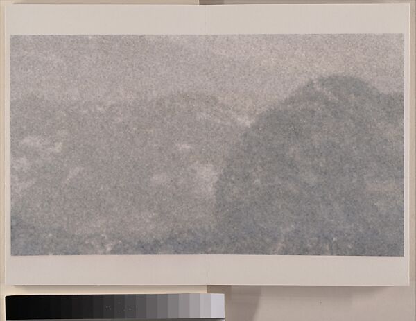 Bounded by Mountains: Mount Hua, Michael Cherney (American, born 1969), Photographic album of twelve leaves; inkjet print on mica-flecked paper, China