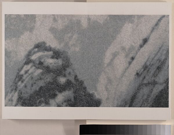 Bounded by Mountains: Mount Hua, Michael Cherney (American, born 1969), Photographic album of twelve leaves; inkjet print on mica-flecked paper, China