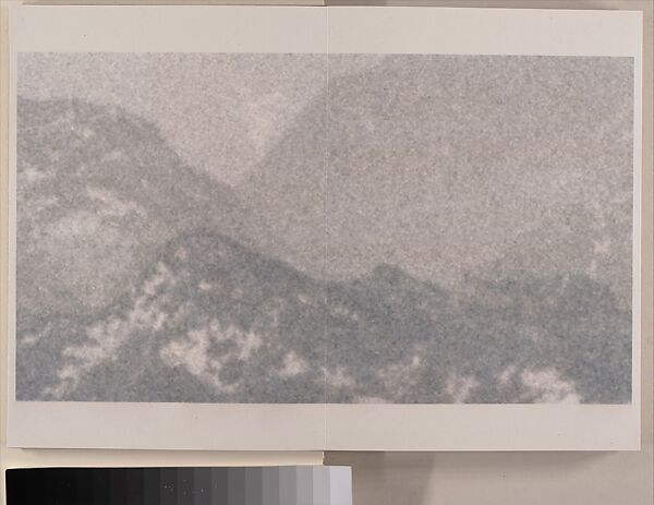 Bounded by Mountains: Mount Hua, Michael Cherney (American, born 1969), Photographic album of twelve leaves; inkjet print on mica-flecked paper, China