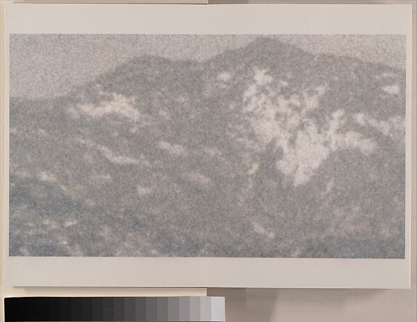 Bounded by Mountains: Mount Hua, Michael Cherney (American, born 1969), Photographic album of twelve leaves; inkjet print on mica-flecked paper, China