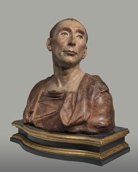 Bust of Niccolò da Uzzano, Donatello (Italian, Florence ca. 1386–1466 Florence), Polychromed terracotta, Italian 