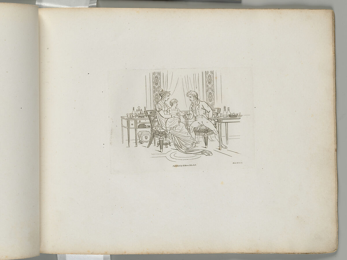 Sketches in Outline, Henry Moses (British, London 1781/82–1870 Cowley, Middlesex), Etching and engraving; some graphite sketches