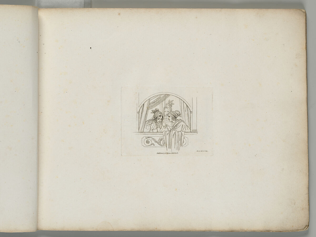 Sketches in Outline, Henry Moses (British, London 1781/82–1870 Cowley, Middlesex), Etching and engraving; some graphite sketches