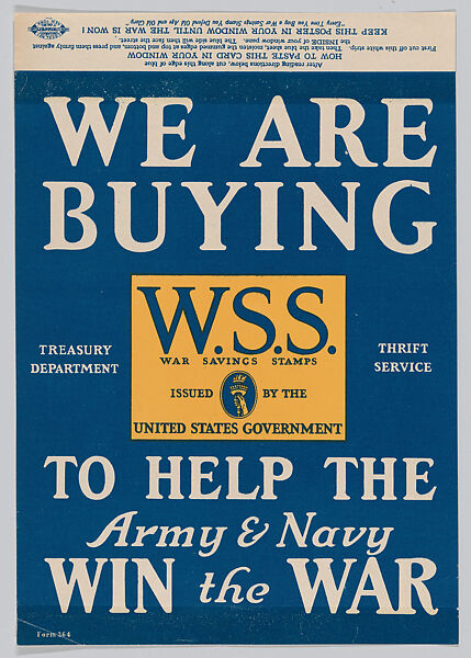 We are buying to help the Army & Navy win the war, Anonymous, Commercial color lithograph 