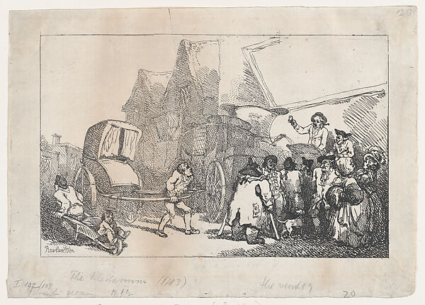 The Rhedarium for the Sale of All Sorts of Carriages by Geoffrey Gigg, or,  A New Book of Horses and Carriages: Title page