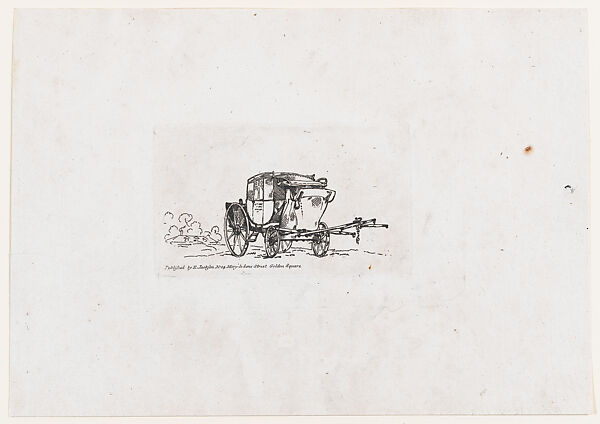 A Postchaise, from A New Book of Horses and Carriages