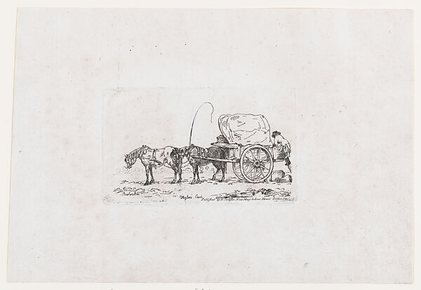 Higlers Cart, from The Rhedarium, or, A New Book of Horses and Carriages