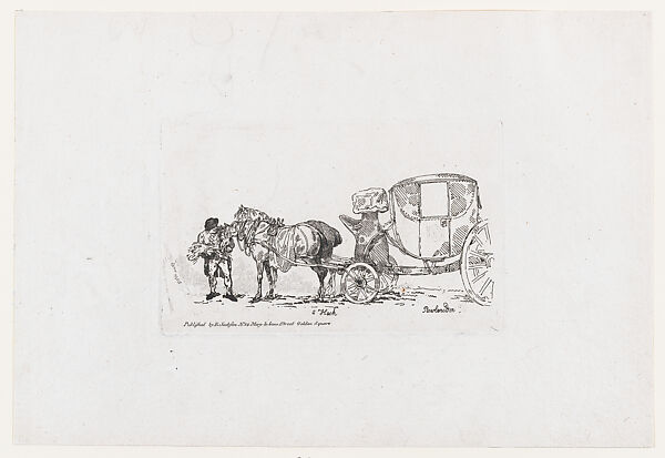 A Hack, from The Rhedarium, or, A New Book of Horses and Carriages