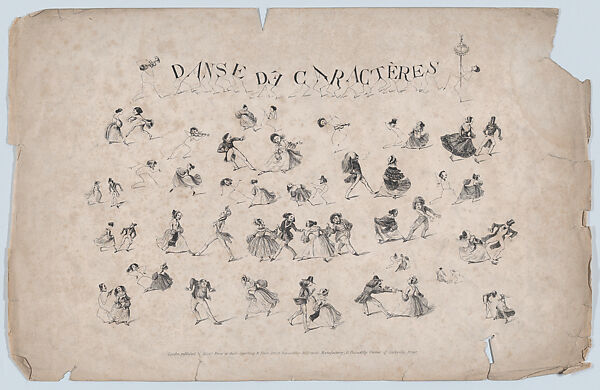 Danse de Caractères, Mssrs. Fores (London), Etching 