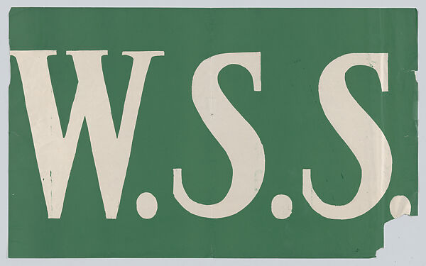 W.S.S., Anonymous, Commercial color lithograph 