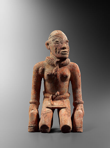 Kneeling Dignitary, Terracotta, Middle Niger civilization 