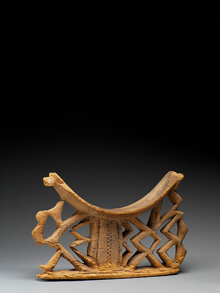 Headrest, Wood, Tellem civilization 