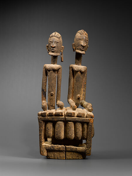 Bala Players, Hardwood with organic materials, iron, Dogon peoples 