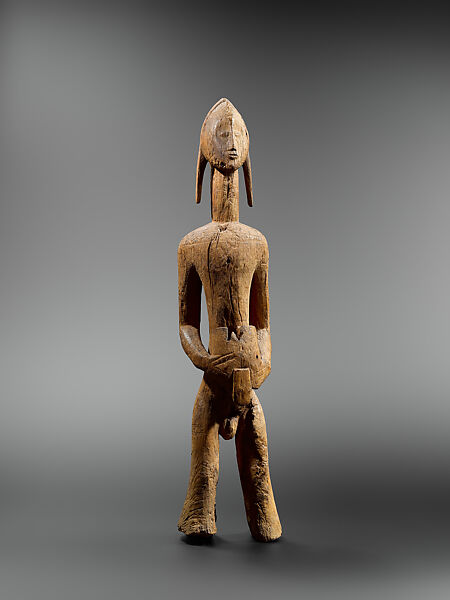 Ngoni Player, Wood, Bamana peoples 
