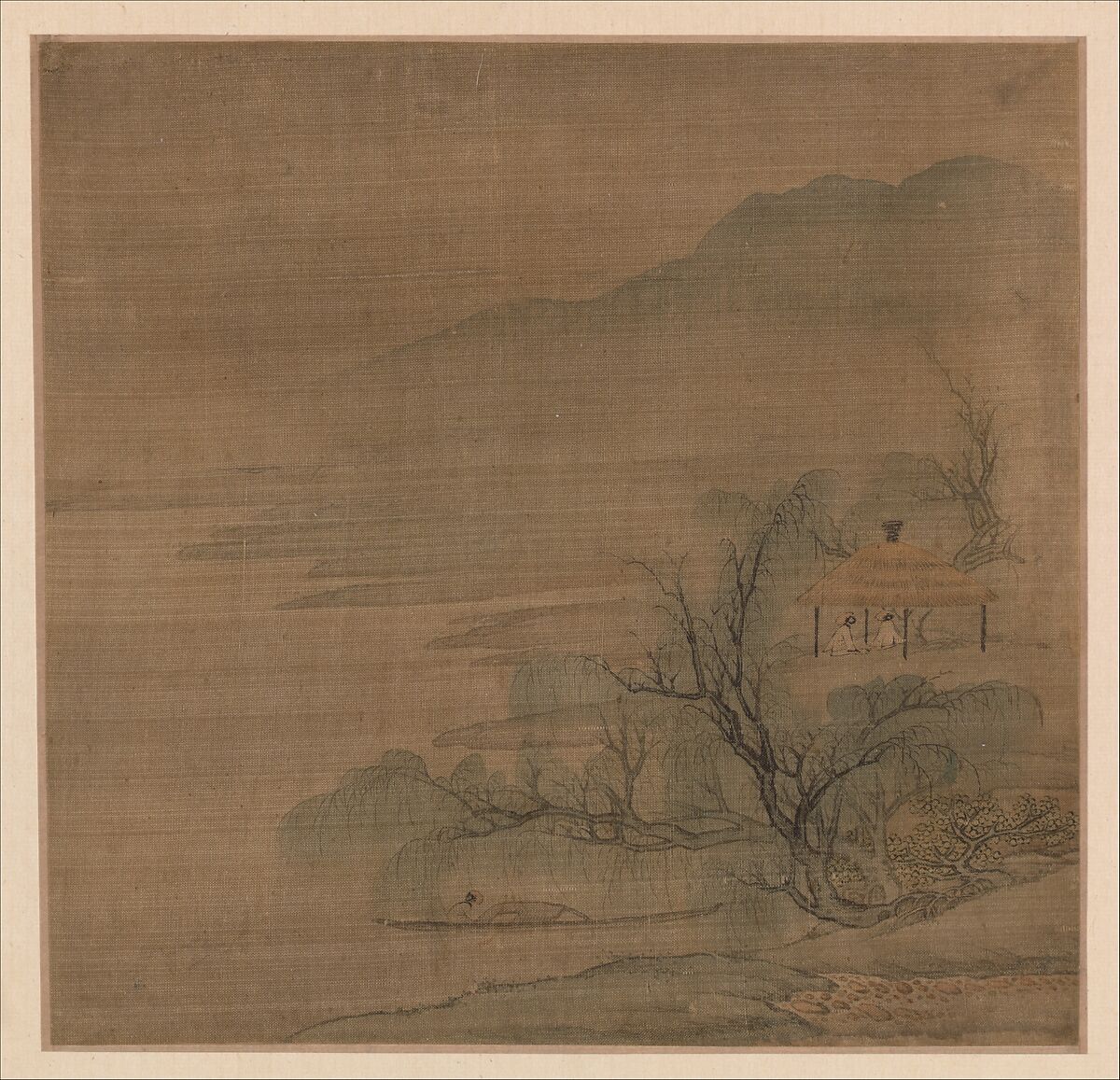 Landscapes in the styles of old masters, Gao Cen (Chinese, active 1643–after 1682), Album of ten leaves; ink and color on silk, China