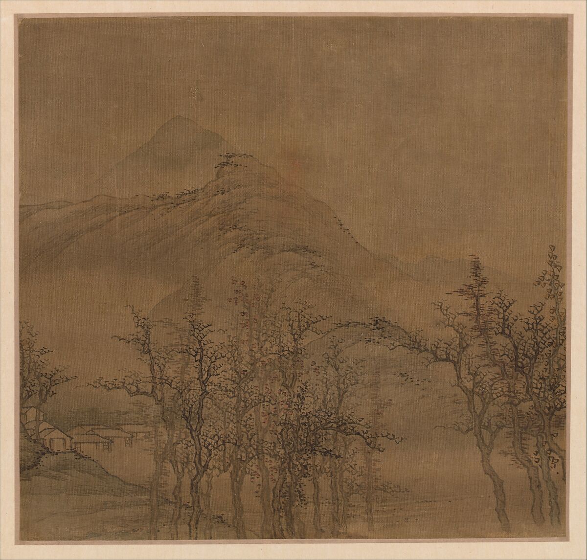 Landscapes in the styles of old masters, Gao Cen (Chinese, active 1643–after 1682), Album of ten leaves; ink and color on silk, China