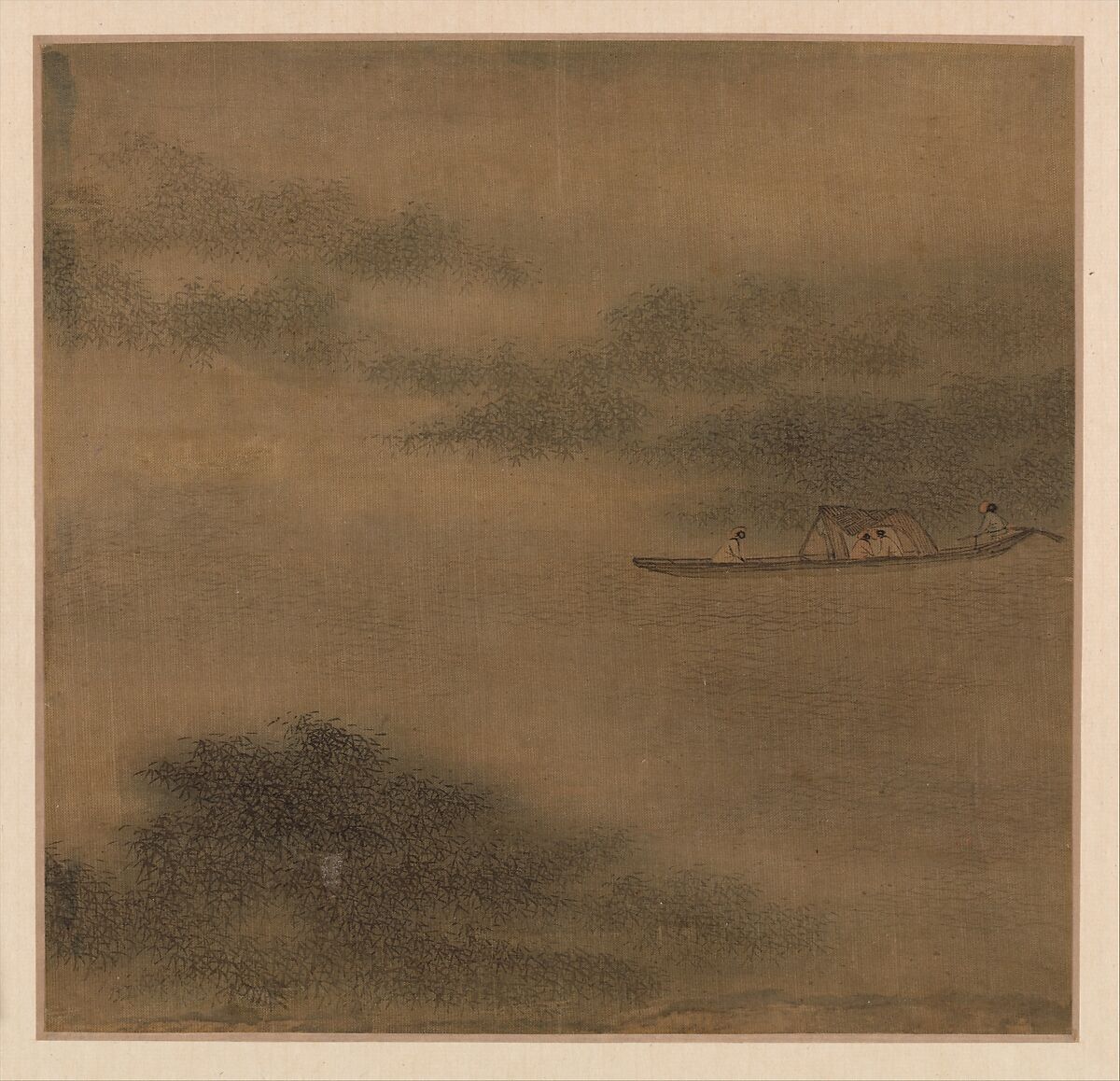 Landscapes in the styles of old masters, Gao Cen (Chinese, active 1643–after 1682), Album of ten leaves; ink and color on silk, China