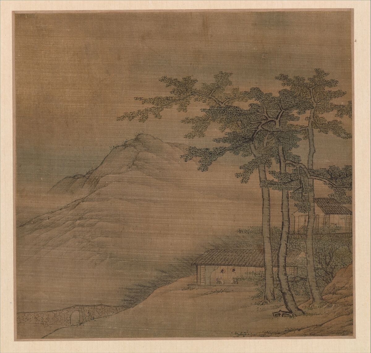 Landscapes in the styles of old masters, Gao Cen (Chinese, active 1643–after 1682), Album of ten leaves; ink and color on silk, China