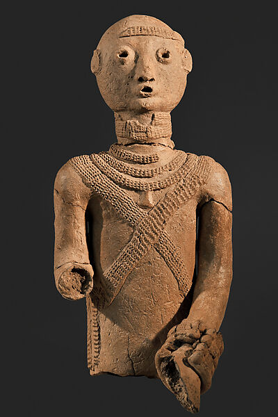 Torso of an Equestrian, Terracotta, Bura-Asinda-Sikka 