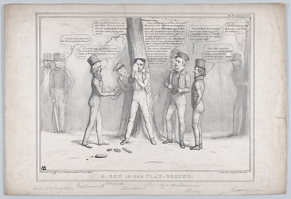A Row in the Play-Ground