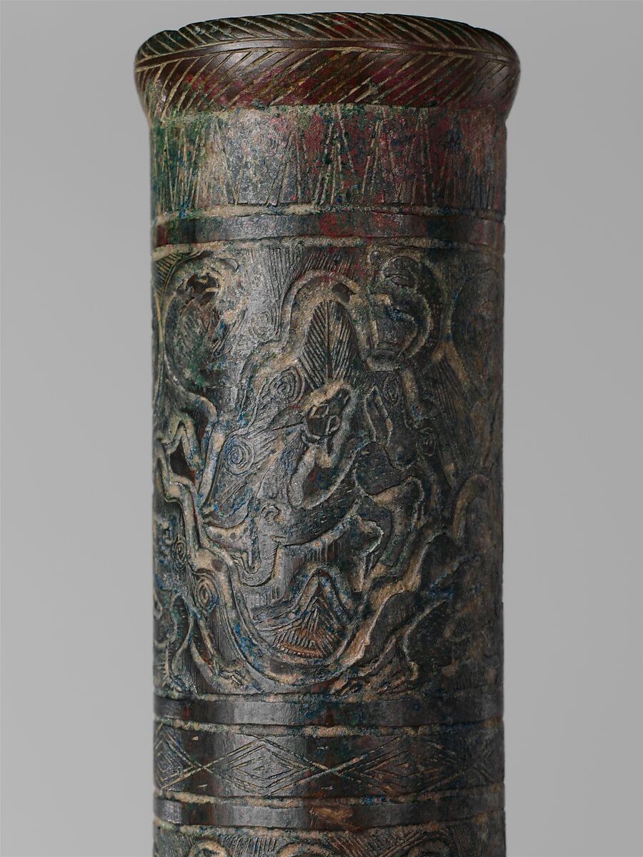 Wine container (hu), Bronze, China