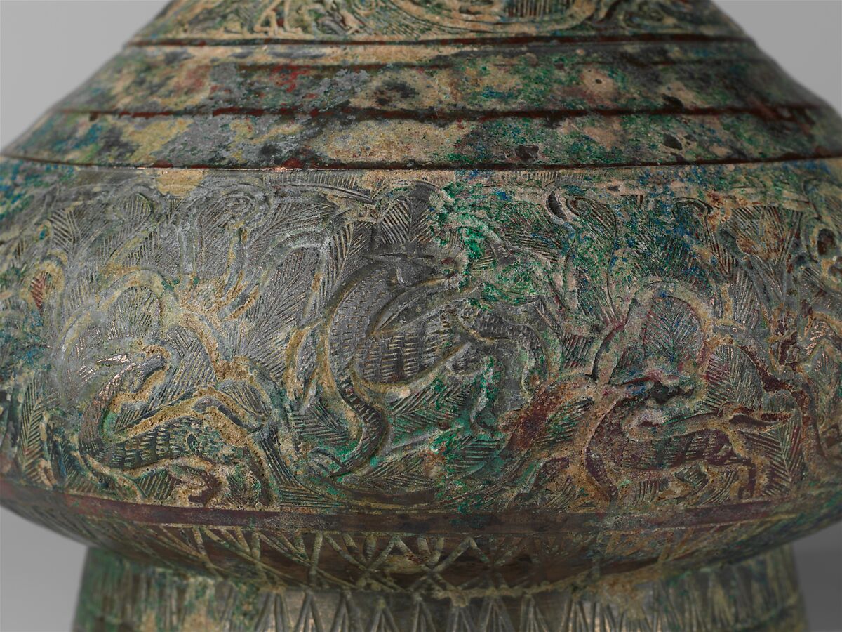 Wine container (hu), Bronze, China