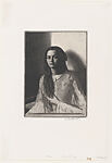Una (The Young Creole), Gerald Leslie Brockhurst (British, Birmingham 1890–1978 Franklin Lakes, New Jersey), Etching; tenth state of ten