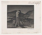 Seule, Gerald Leslie Brockhurst (British, Birmingham 1890–1978 Franklin Lakes, New Jersey), Etching; fourth state of four