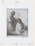 Deux Landaises (Evening), Gerald Leslie Brockhurst (British, Birmingham 1890–1978 Franklin Lakes, New Jersey), Etching; seventh state of seven