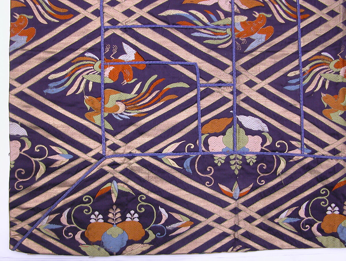 Buddhist Priest's Robe (Kesa), Silk and metallic thread, Japan