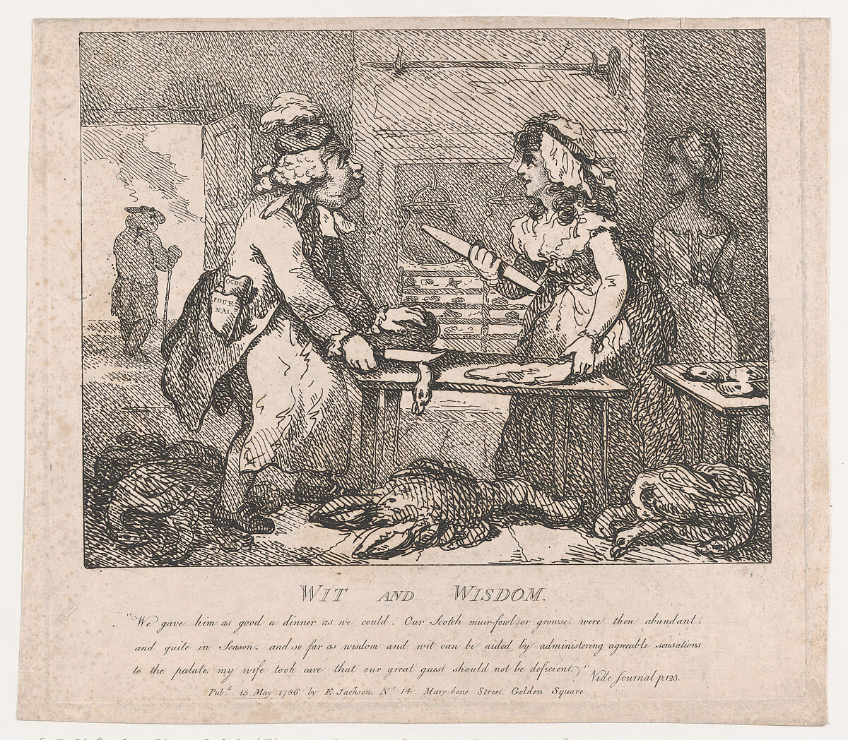 Thomas Rowlandson Wit And Wisdom Picturesque Beauties Of Boswell